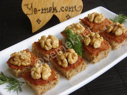 Kahvaltılık Acılı Kanepeler